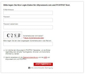 Die Registrierung bei Postpay funktioniert in wenigen Schritten